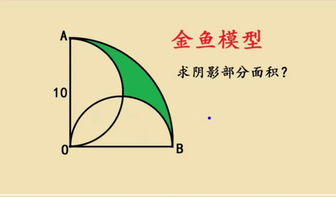 “妈妈，我快被这条金鱼难哭了！”一道六年级几何题，孩子思考了一下午，宝妈本以为很