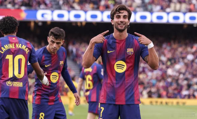 4月12日讯据西班牙《世界体育报》报道，巴萨前锋费兰·托雷斯在本轮联赛中梅开二