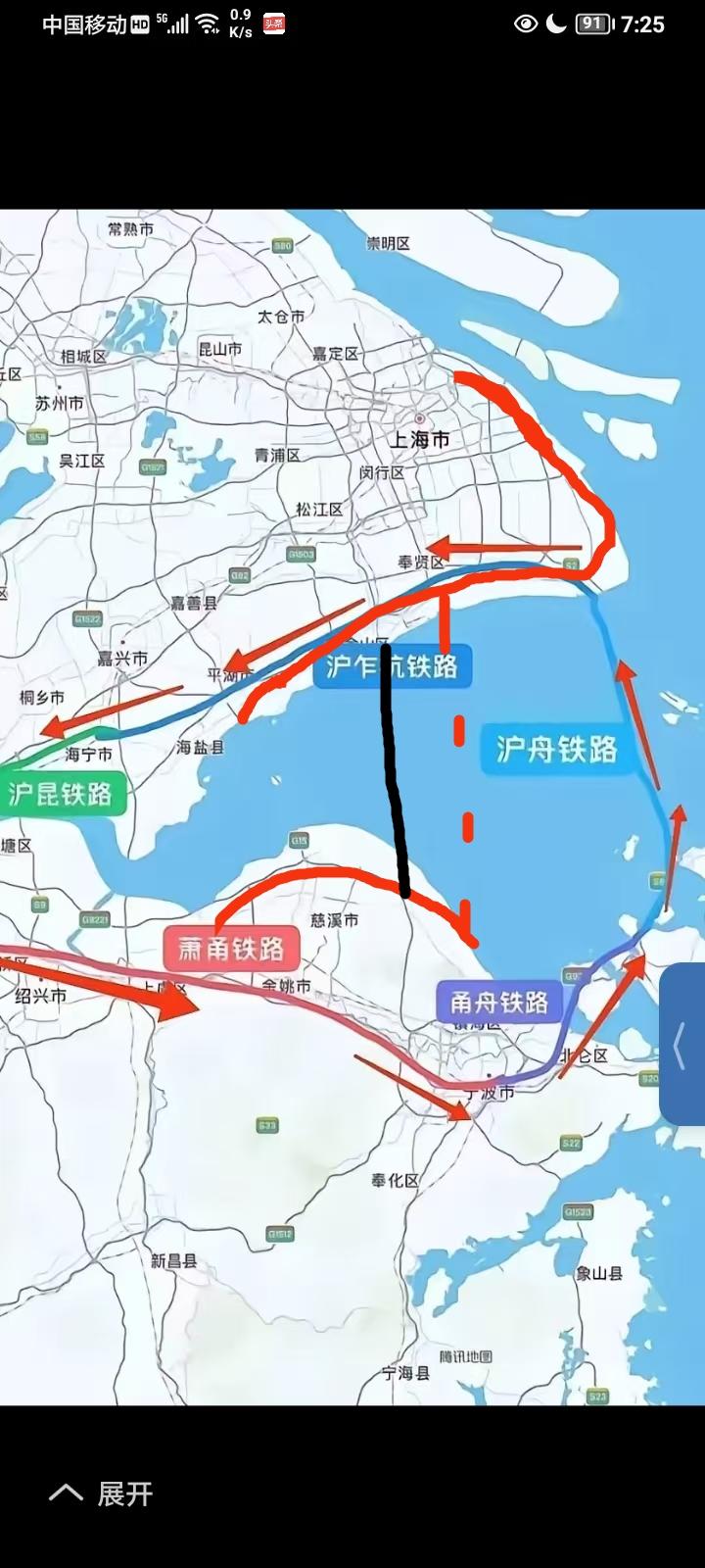 上海和宁波大发展必须有“大动作”，世界最长70公里的沪甬双层至三层跨海大桥来了！