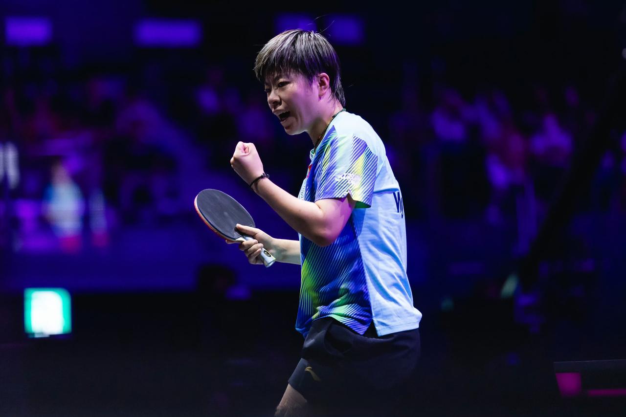 2026年WTT横滨冠军赛，第一场女单1/4决赛，王艺迪在先输一局的情况下，连扳
