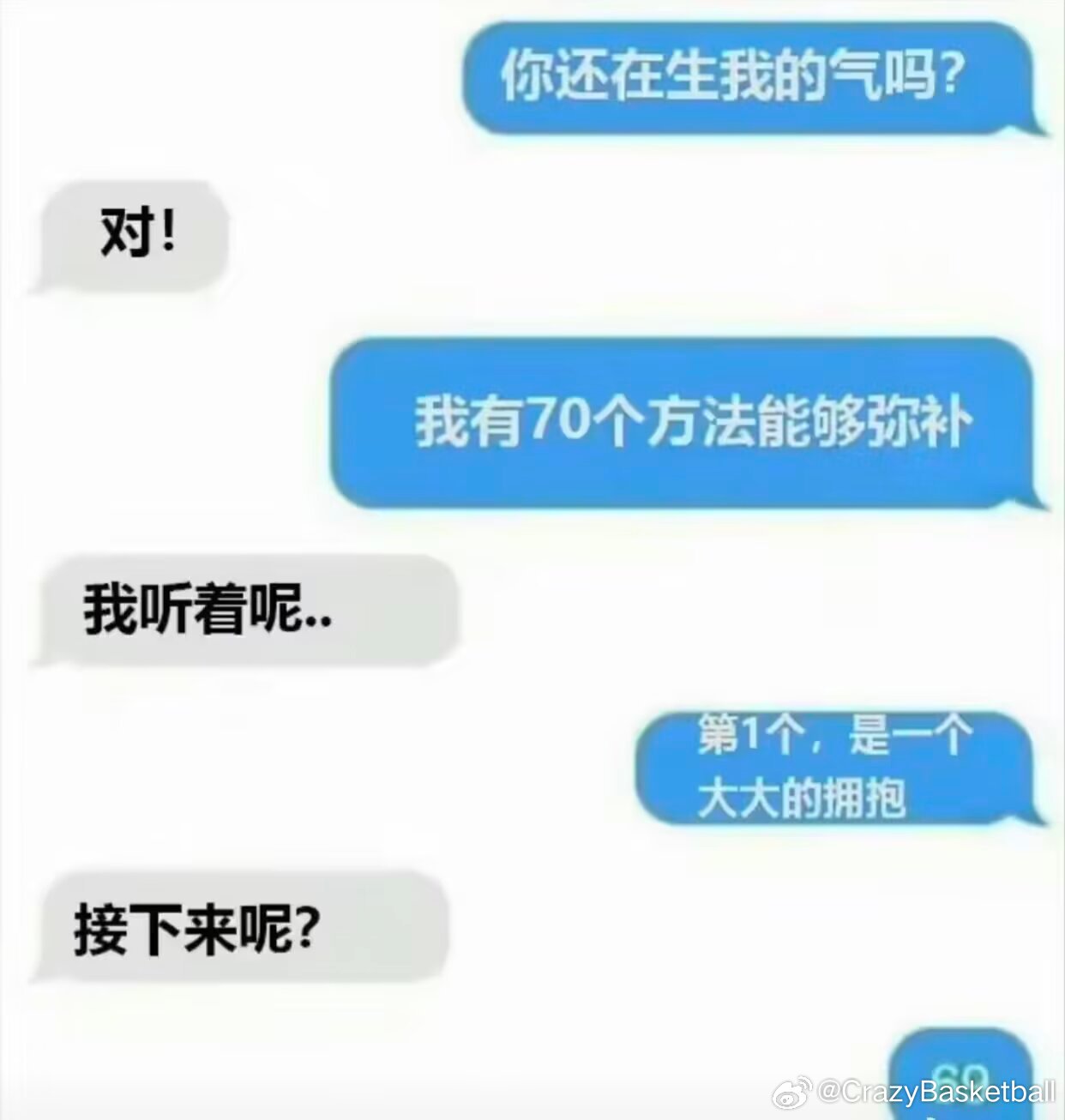 教你70个方法哄好生气的女朋友​​​