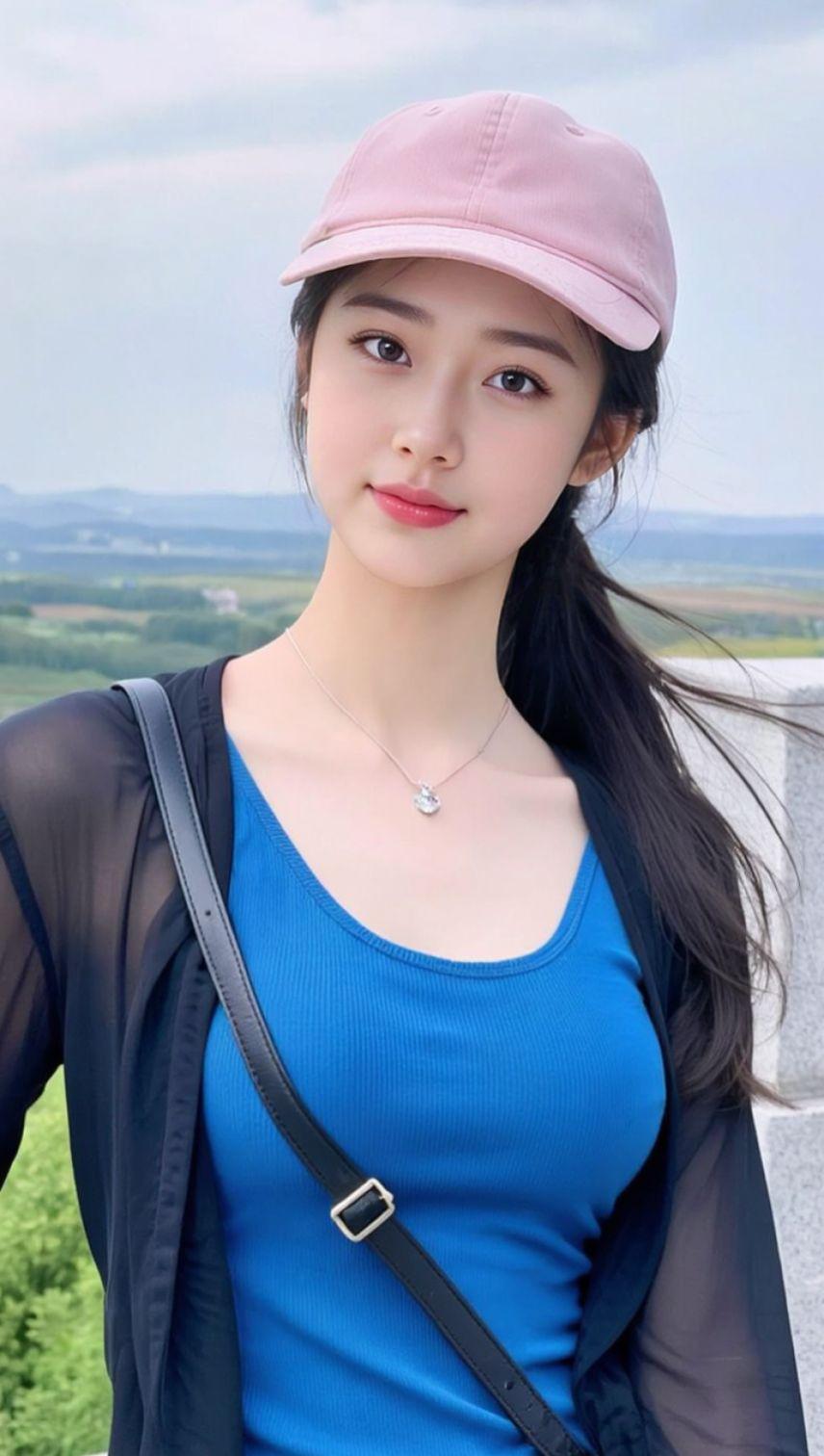 清纯甜美时尚穿搭耐看型小姐姐