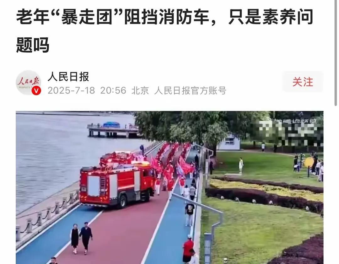 道德在哪里？法律在哪里？底线在哪里？暴走团不让行人能忍，不让私家车也能忍，但现在