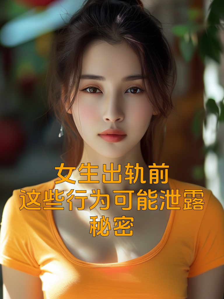 女生出轨前，这些行为可能泄露秘密