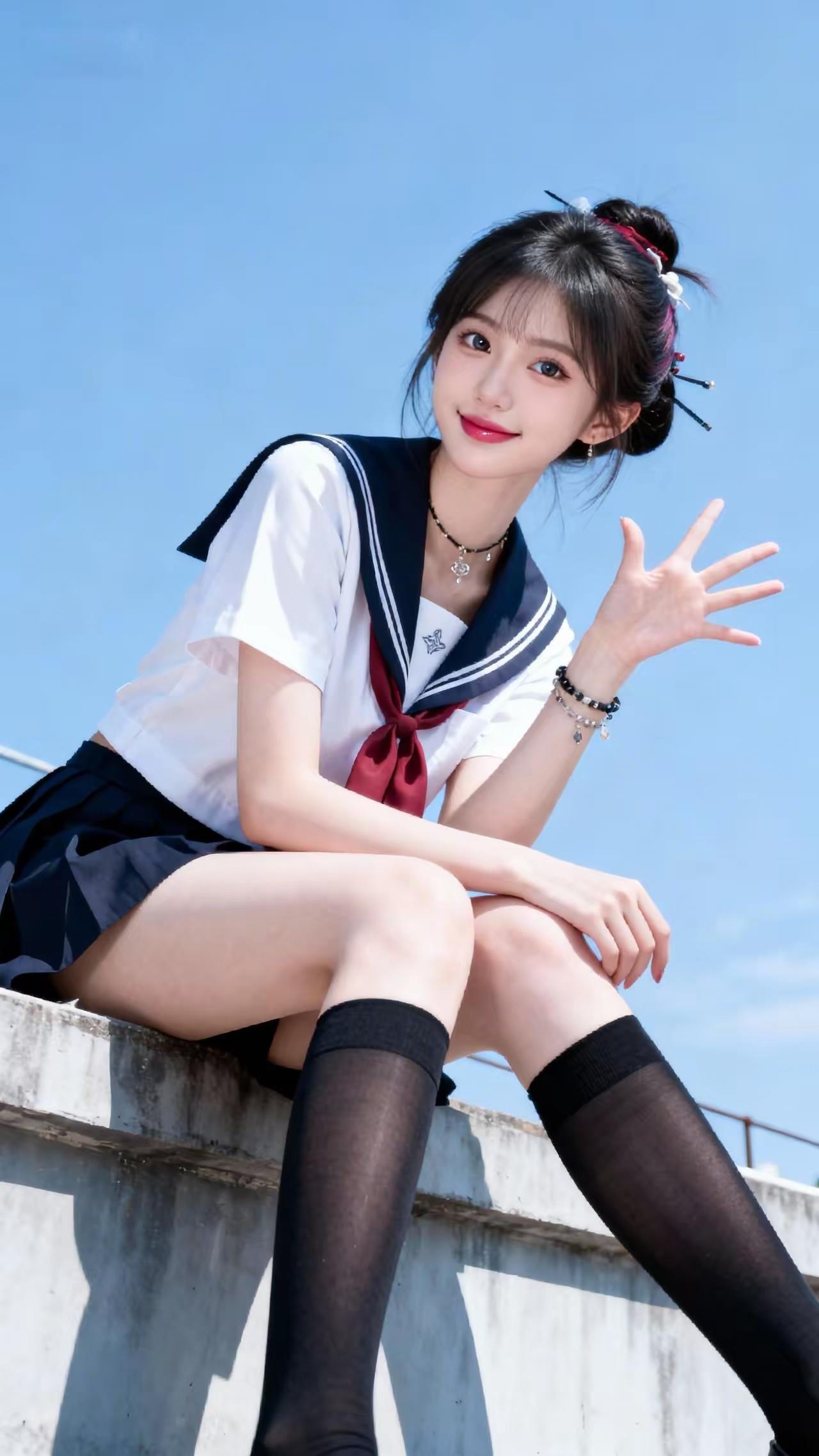 校园风来袭，感觉自己的青春DNA都动起来了！校园时光真的太美好，那时候穿着简单的