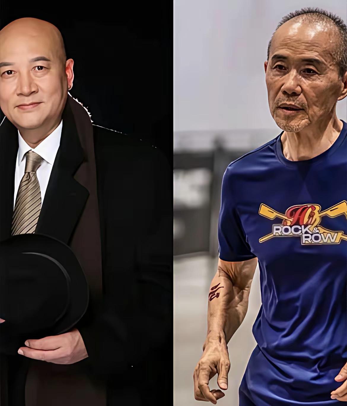 同样都是75岁的年纪，迟成瑞依旧白白胖胖，面相慈和温善。王石家中有娇妻在侧，虽然