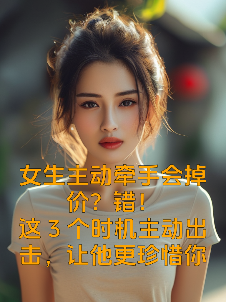 女生主动牵手会掉价？错！这3个时机主动出击，让他更珍惜你