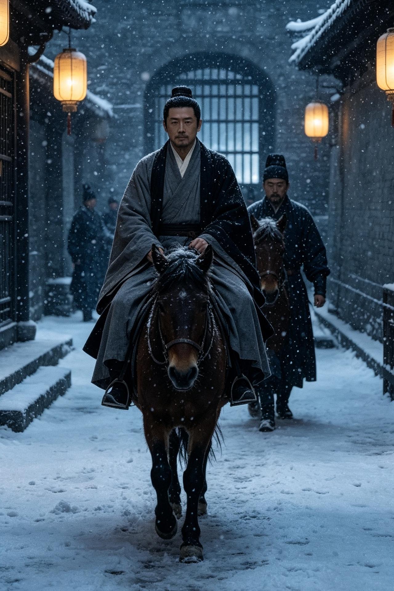 洪武十八年雪夜，朱元璋褪去龙袍，单骑赴死牢，只为见囚中一人洪武十八年，腊月廿