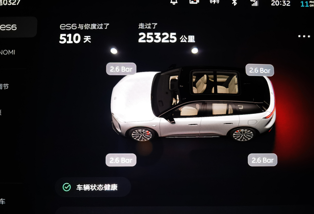 降温你的爱车胎压还好吗这几天发现我的蔚来ES6胎压基本都到了2.4Bar了，有