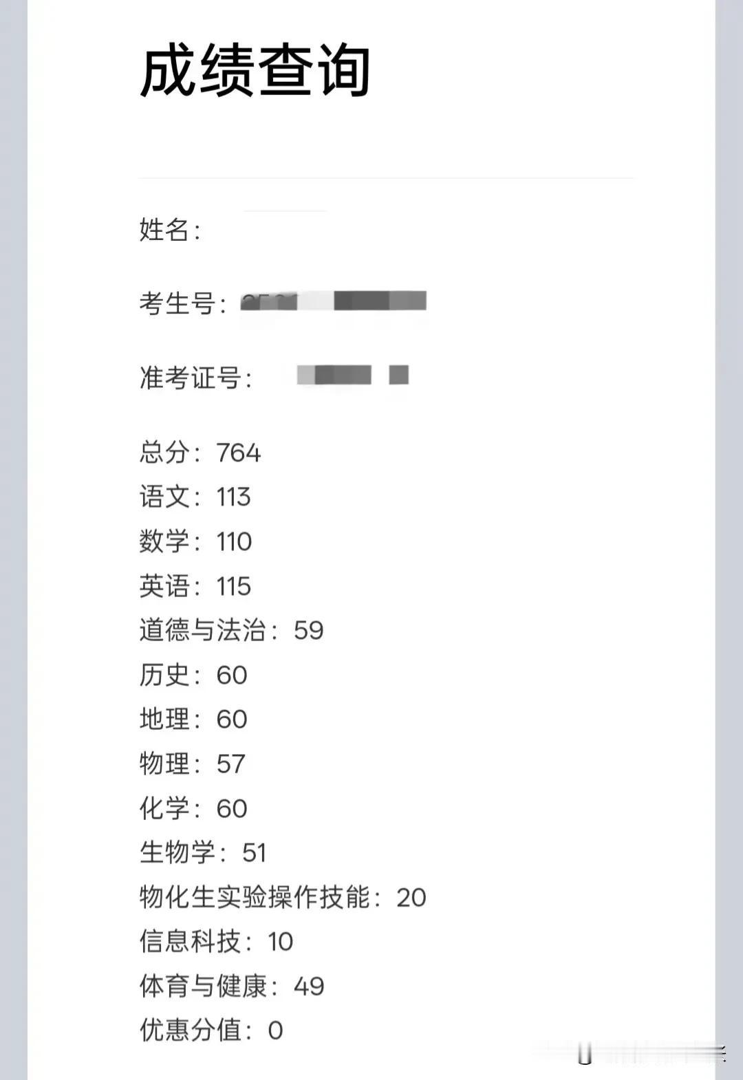 中考出成绩了，群里的一好友很是兴奋，他说:他同学家孩子考的好变态，河北省内高中应