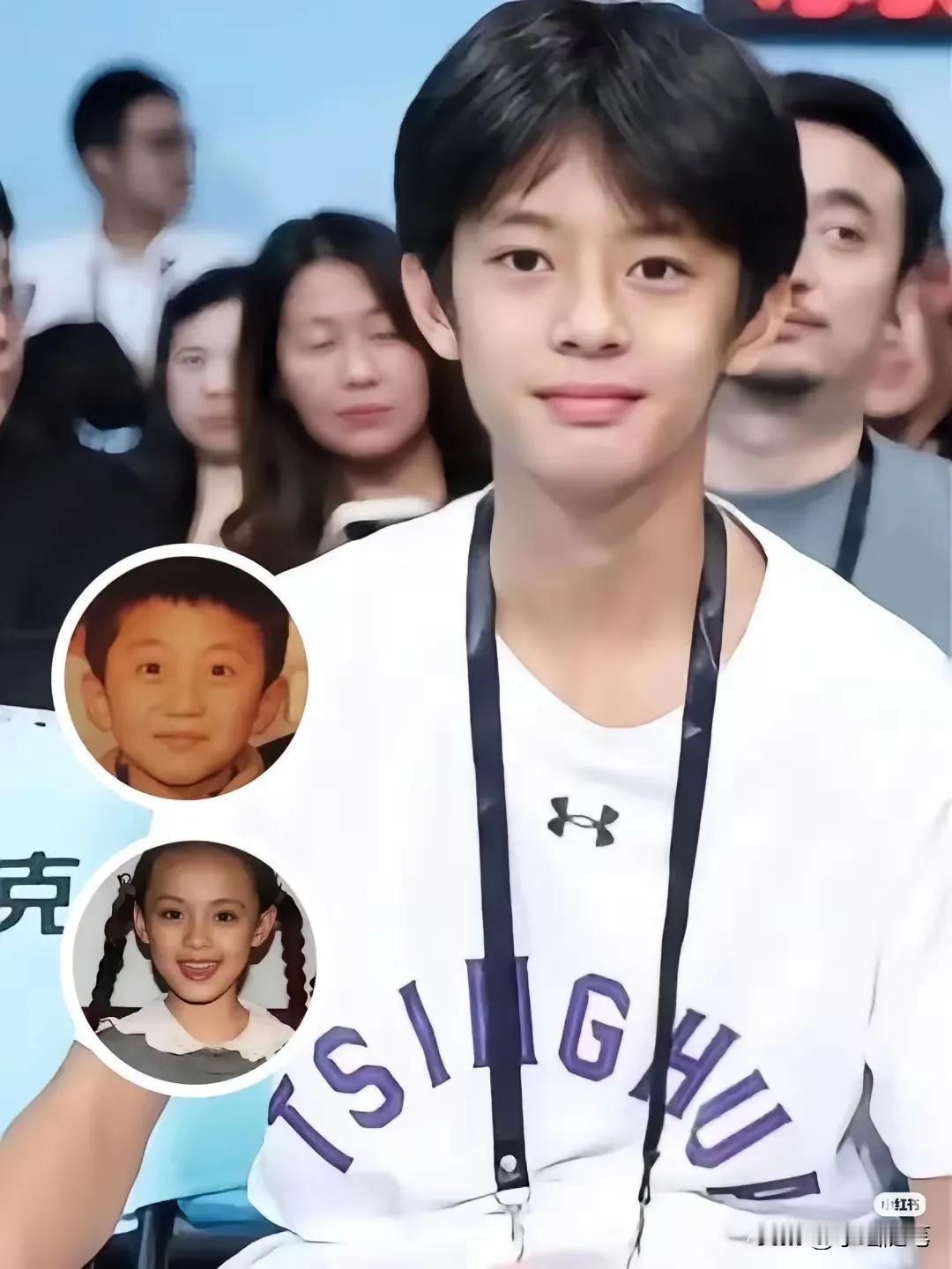 邓超13岁儿子等等颜值出圈，真不是“中彩票”！最近邓超13岁的儿子等等颜值