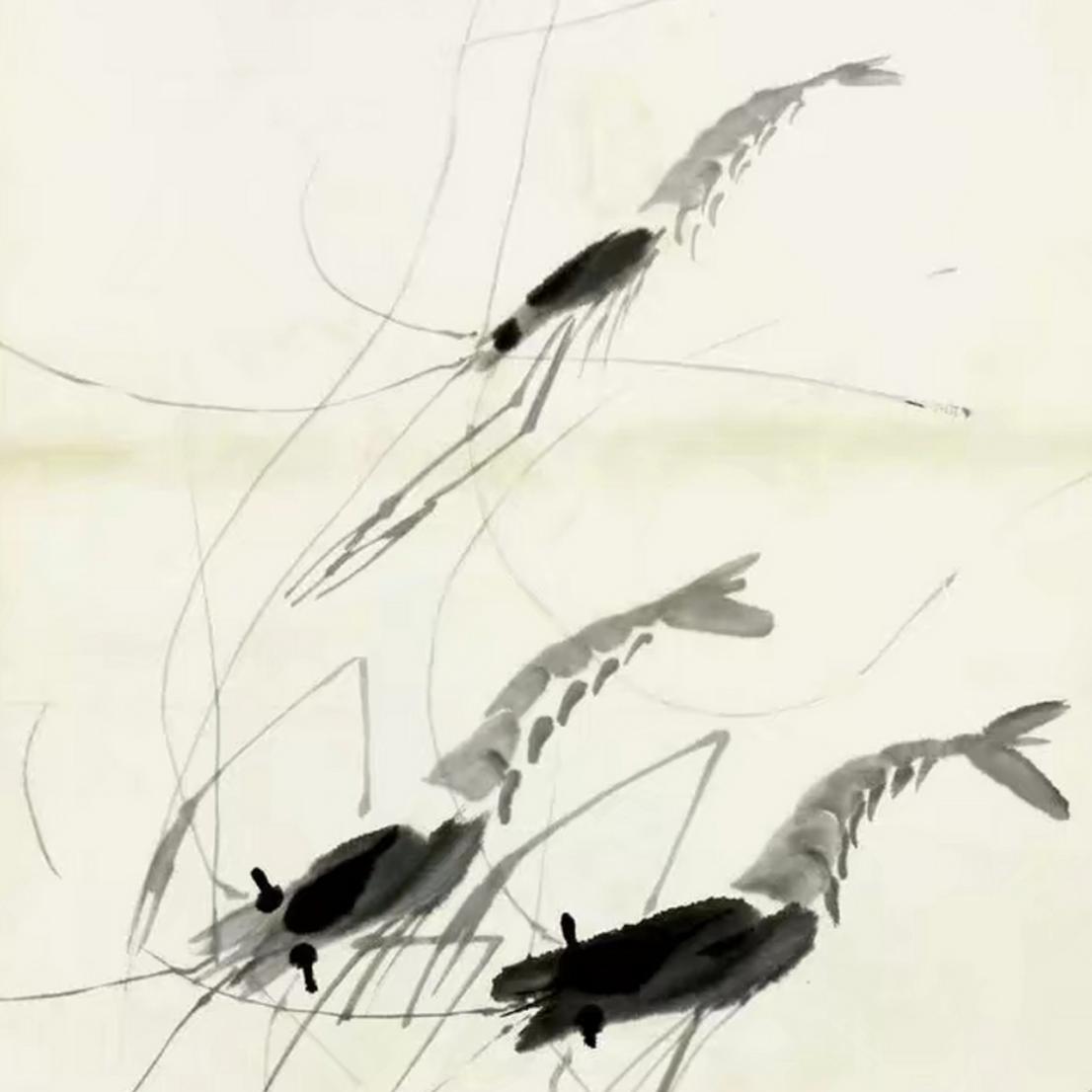 一天，齐白石给人画虾，画完后，客人不加钱，却非要他再画一只虾。无奈，齐白石只得提