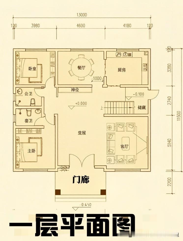 一套“挑不出毛病”的3层建房图纸😡😡很多人建房前犯难：既要照顾老