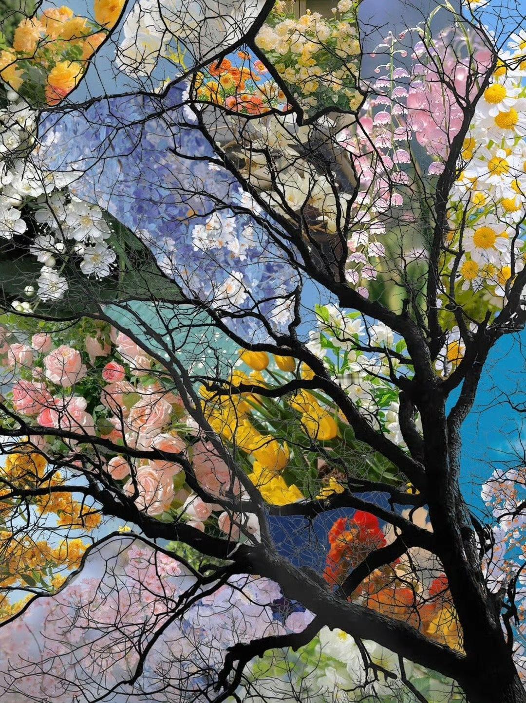 枯木逢春，太好看了吧。