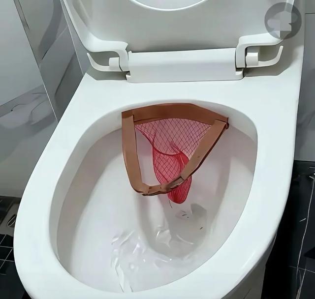 那个“小兜兜”其实是一次性马桶垫。就是怕马桶脏，垫一层隔开，用完直接扔，比铺卫生