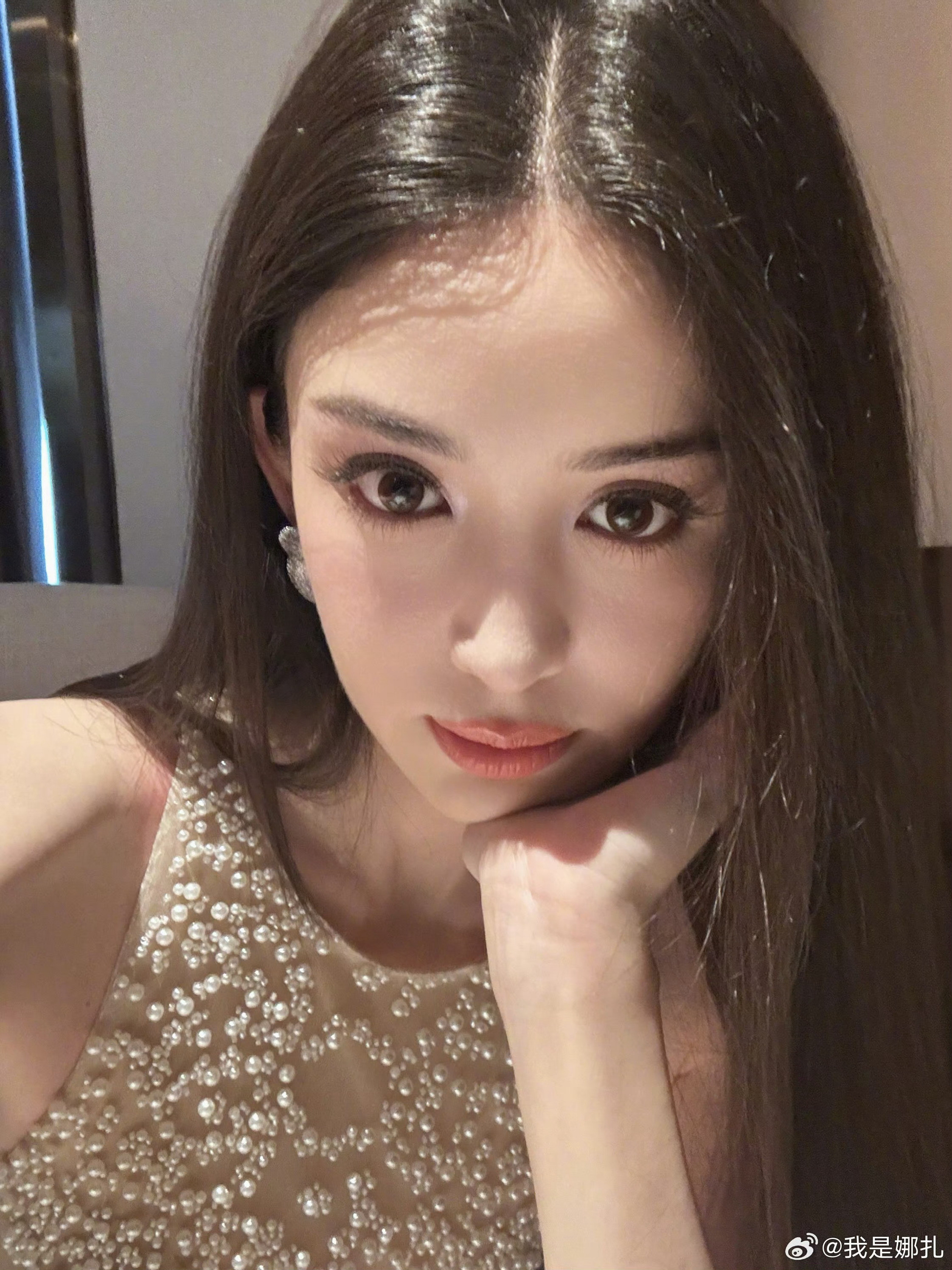 娜扎的自拍谁能不爱呢