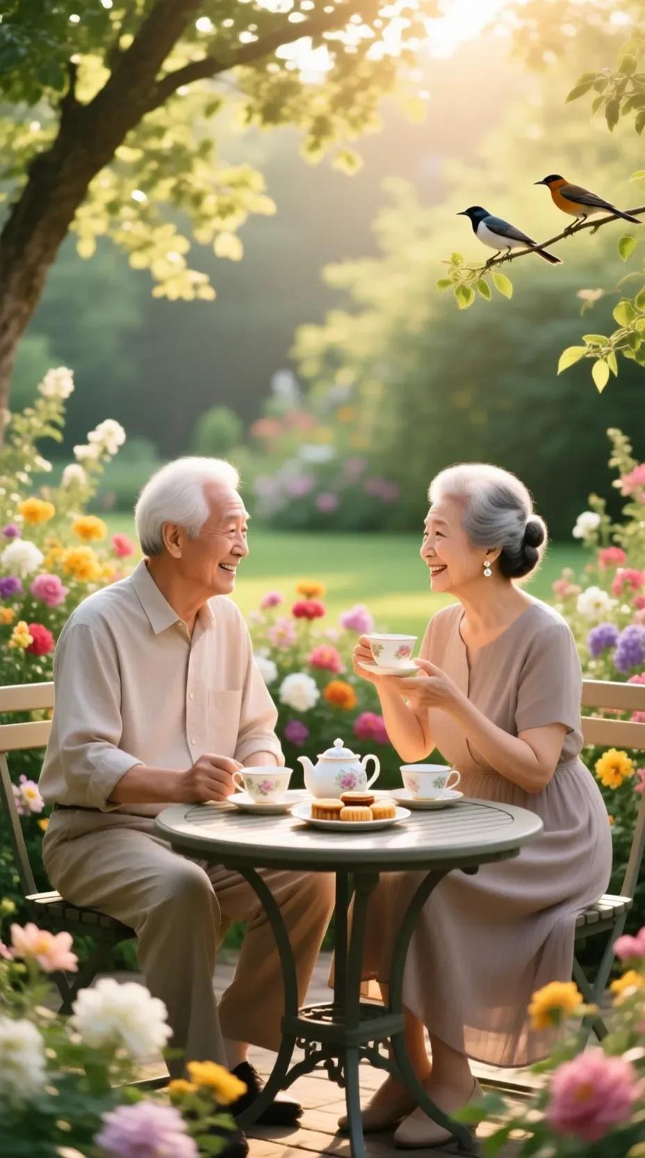 人老了，下面的这些，你占几条？1.有养老金2.原配夫妻3.儿女们成家了4