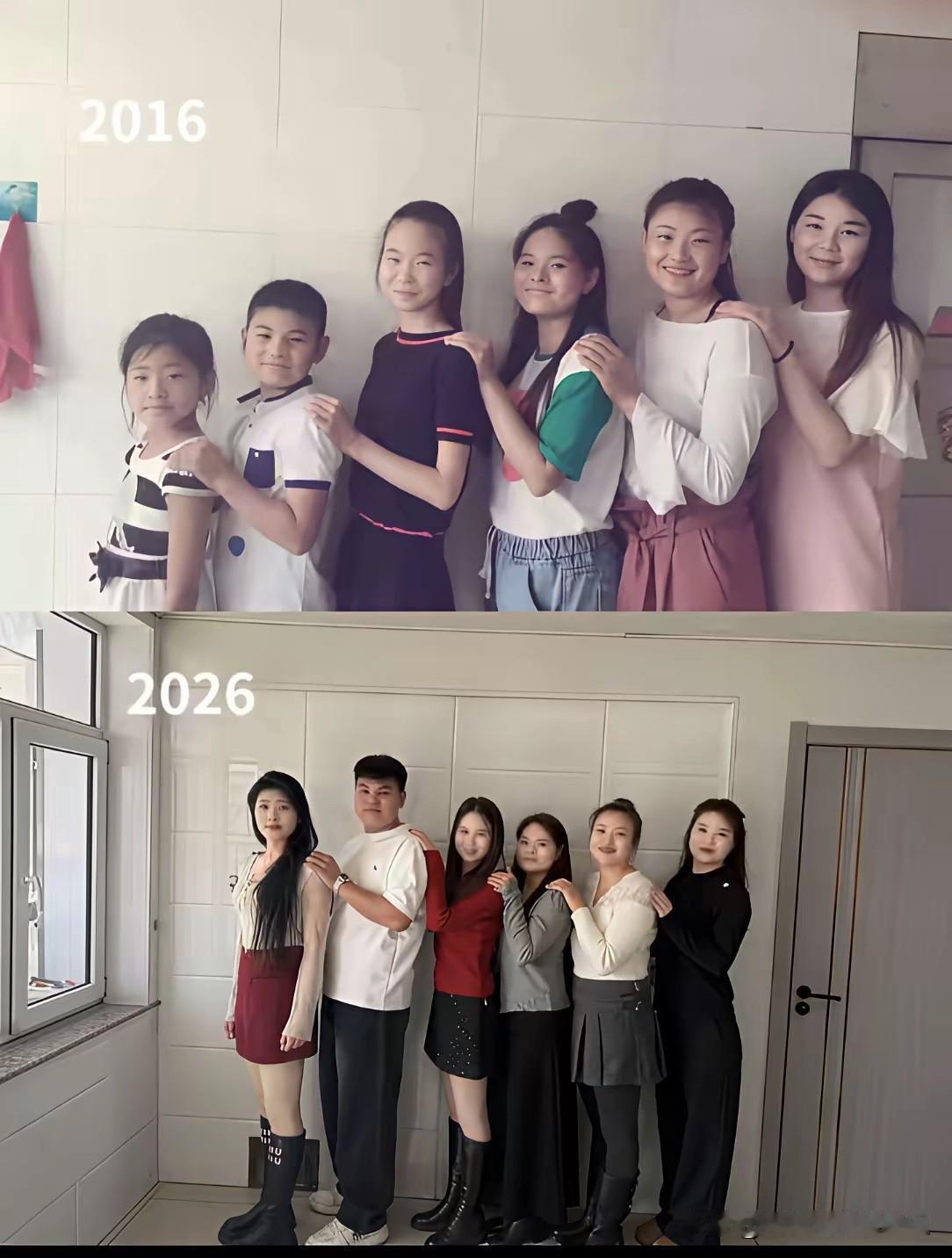 谁能预料到，以前最矮的，现在居然是最高的！[捂脸哭][捂脸哭][捂脸哭]