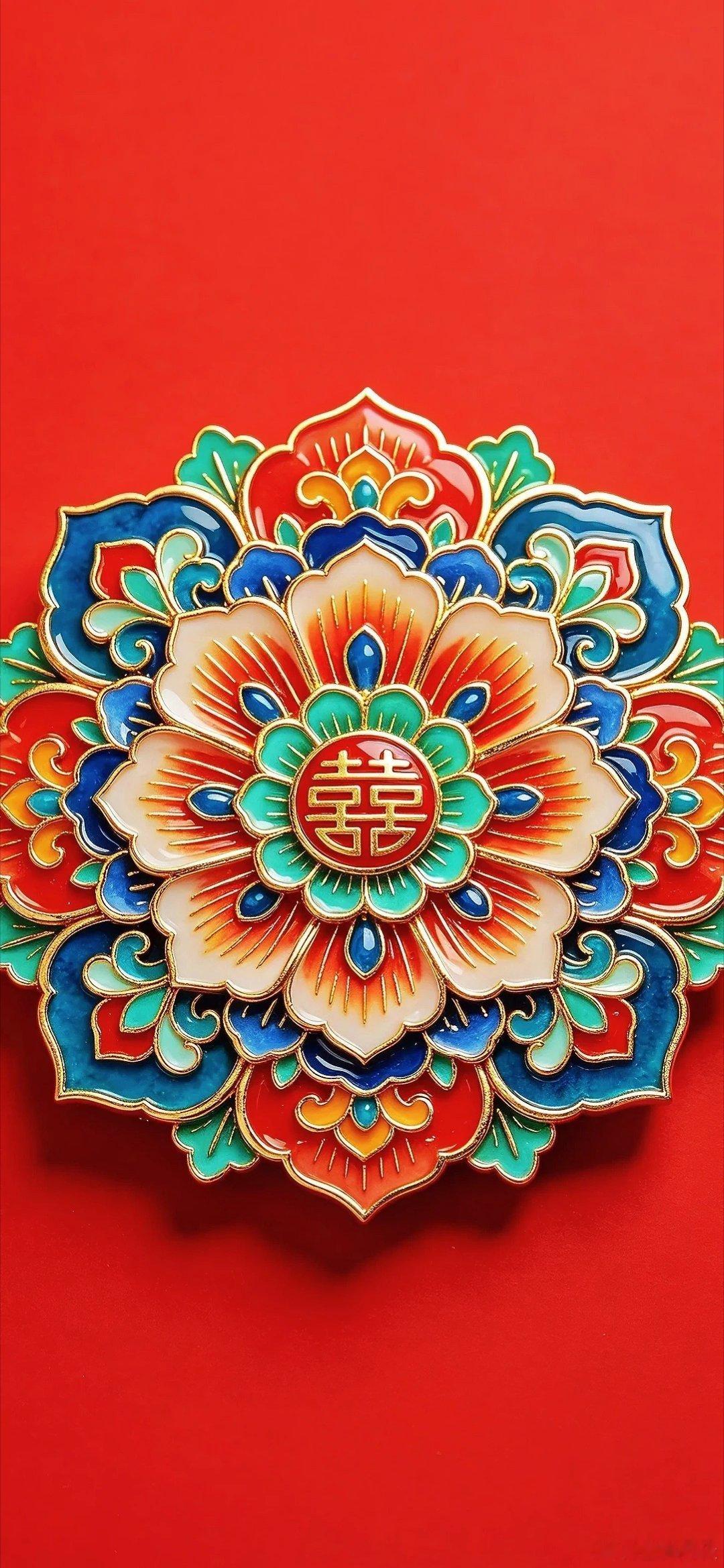 中国传承千年福韵纹样精美壁纸