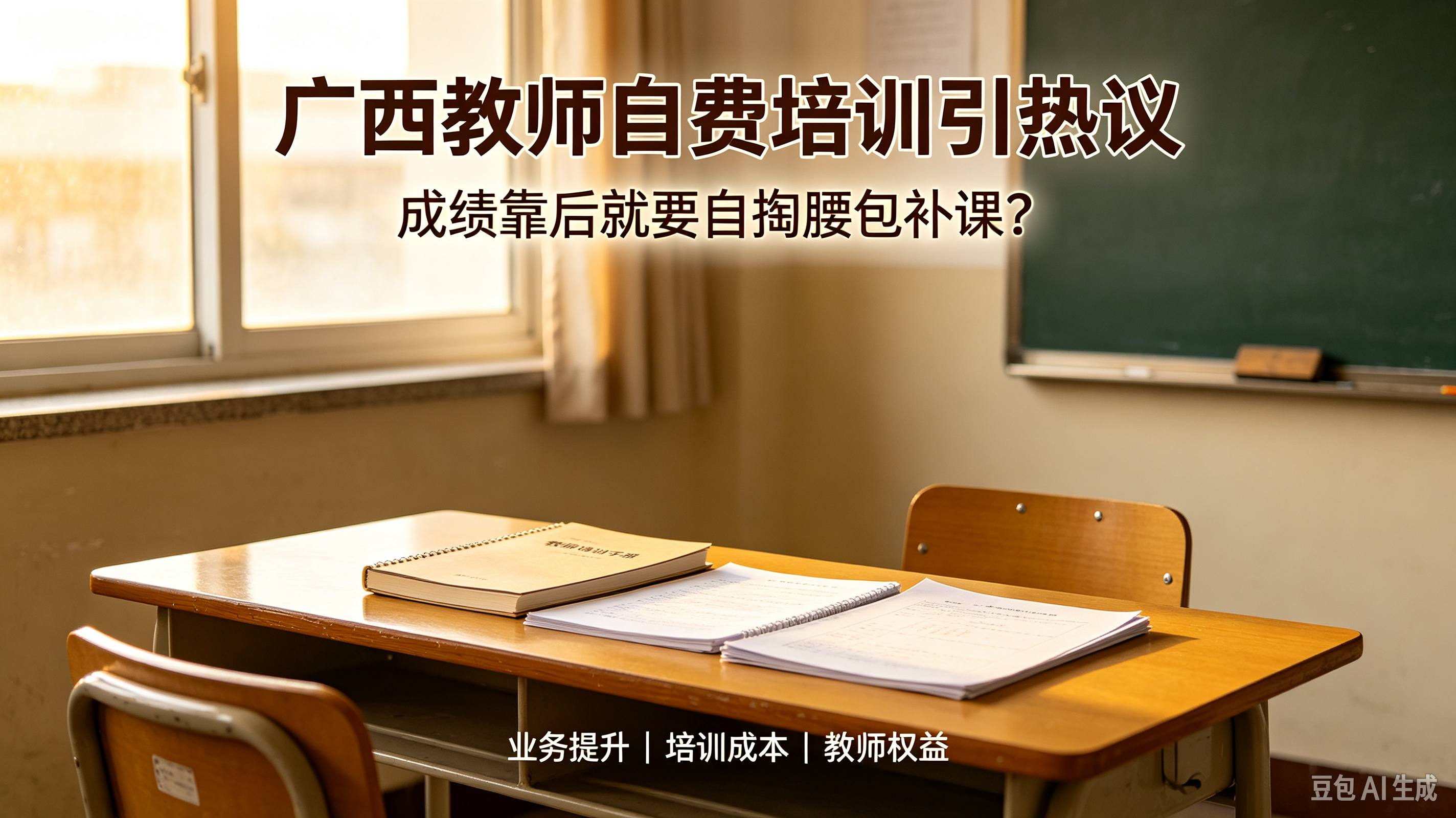 广西教师自费培训引热议：成绩靠后就要自掏腰包补课？广西南丹教师培训事件登上热搜，有老师反映，教学排名