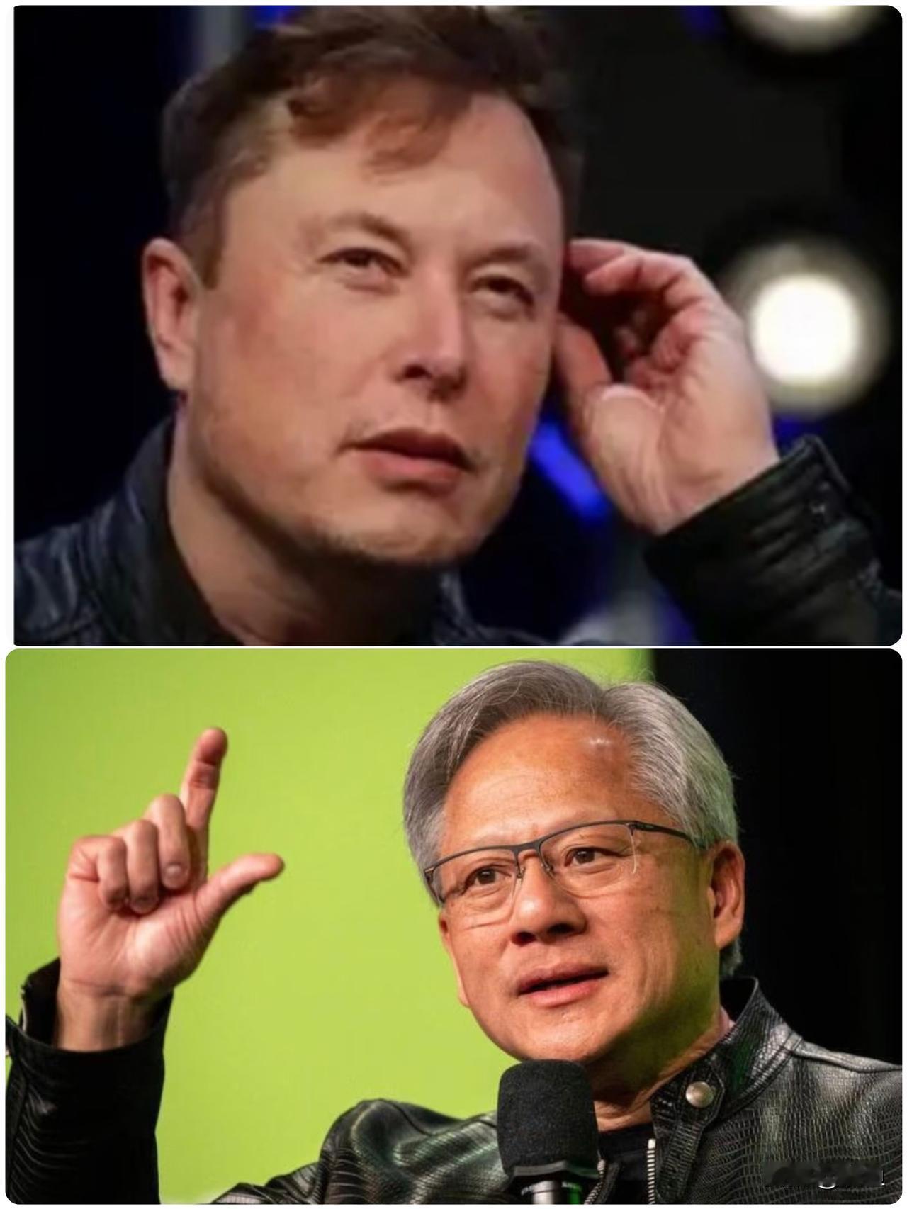 马斯克和黄仁勋这回算是开了眼了。在硅谷什么大场面没见过？结果到了晚宴桌子前，