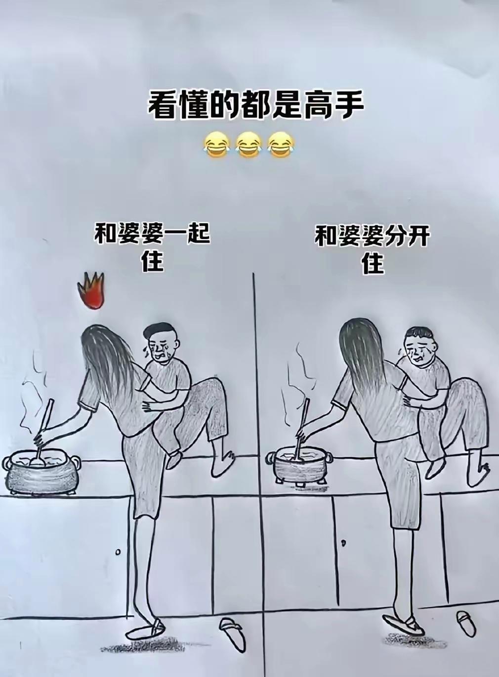 我估计没和婆婆打架过的应该是看不懂[捂脸哭]