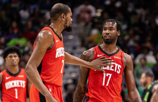 全力争胜是对的，现在狼成了小丑对于掘金来说，首轮碰到火箭和狼都一样，但是次轮