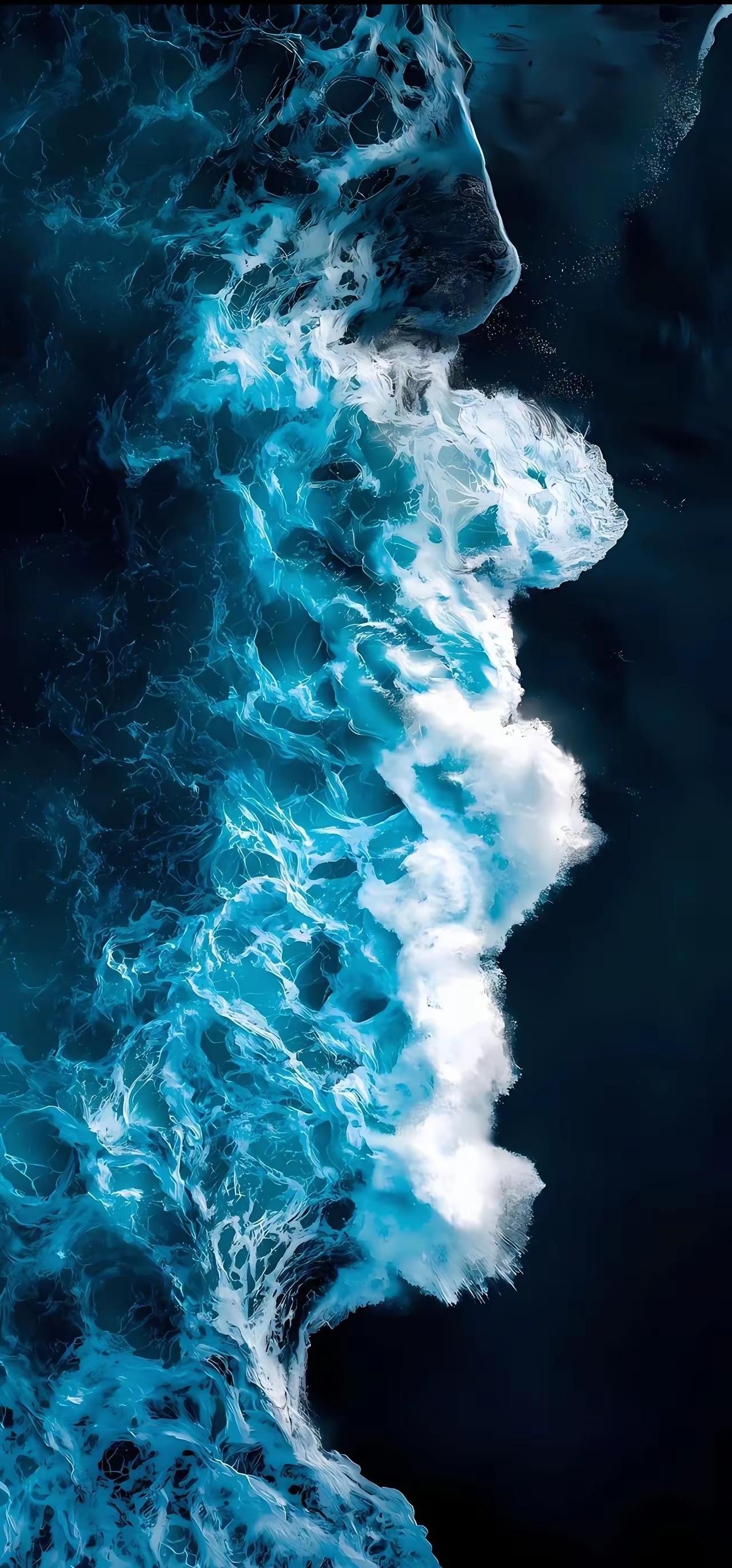 风景壁纸～深海为幕，雪山映湖，天光入镜，山河辽阔，人间值得