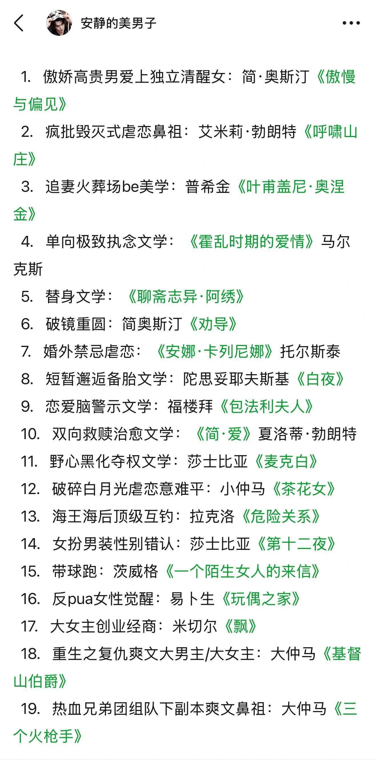 偶像剧套路文学开山鼻祖都在这了