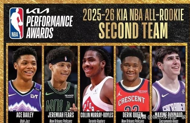 2026届新秀一阵出炉！弗拉格全票领衔，榜眼探花齐齐落选二阵？NBA官方刚刚