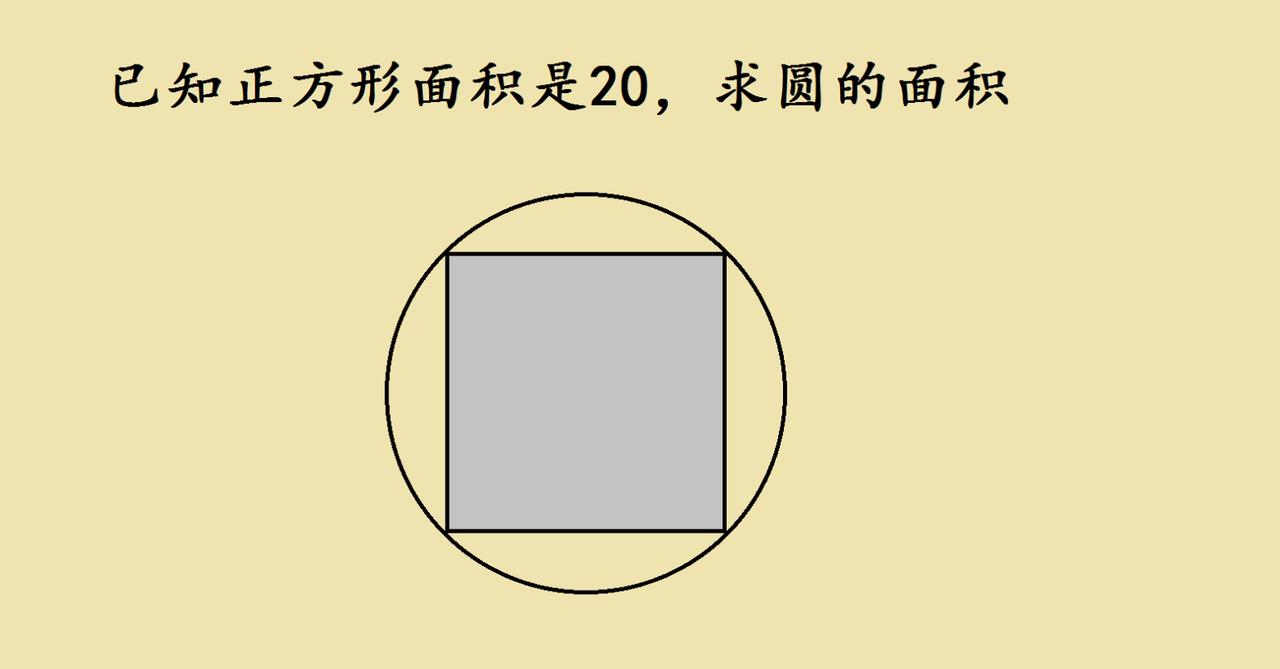 小升初数学思维：正方形与圆的面积关联巧解在小升初数学中，“已知正方形面积求
