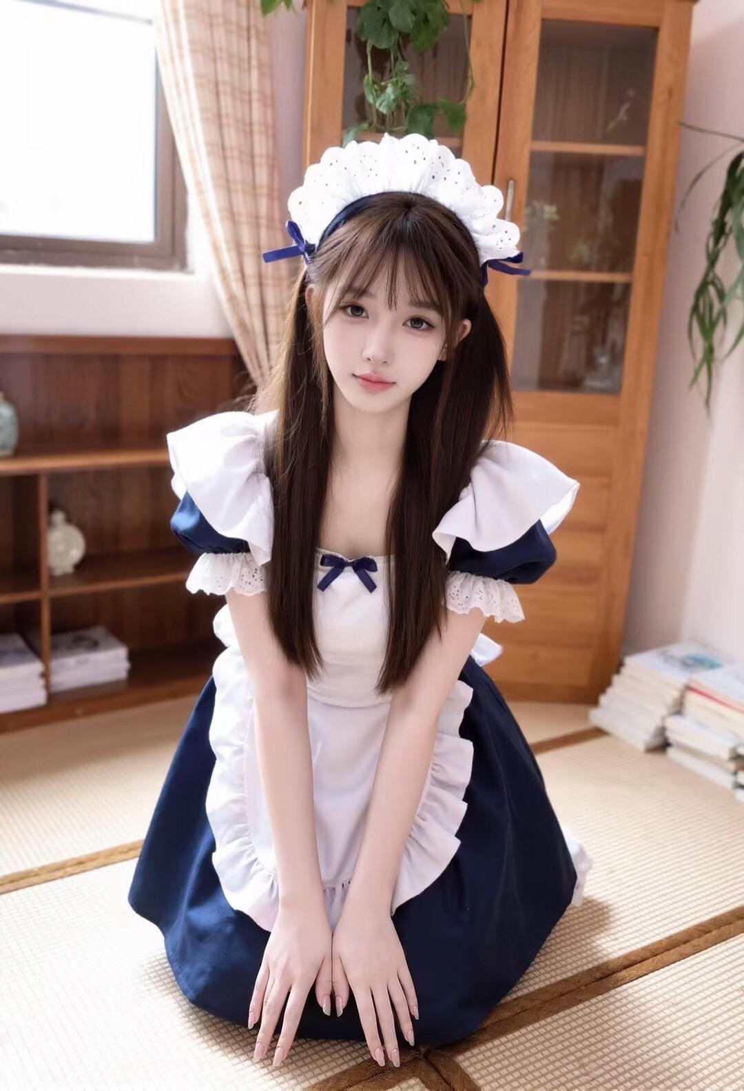 女仆装 萌系女仆 室内氛围感拍照