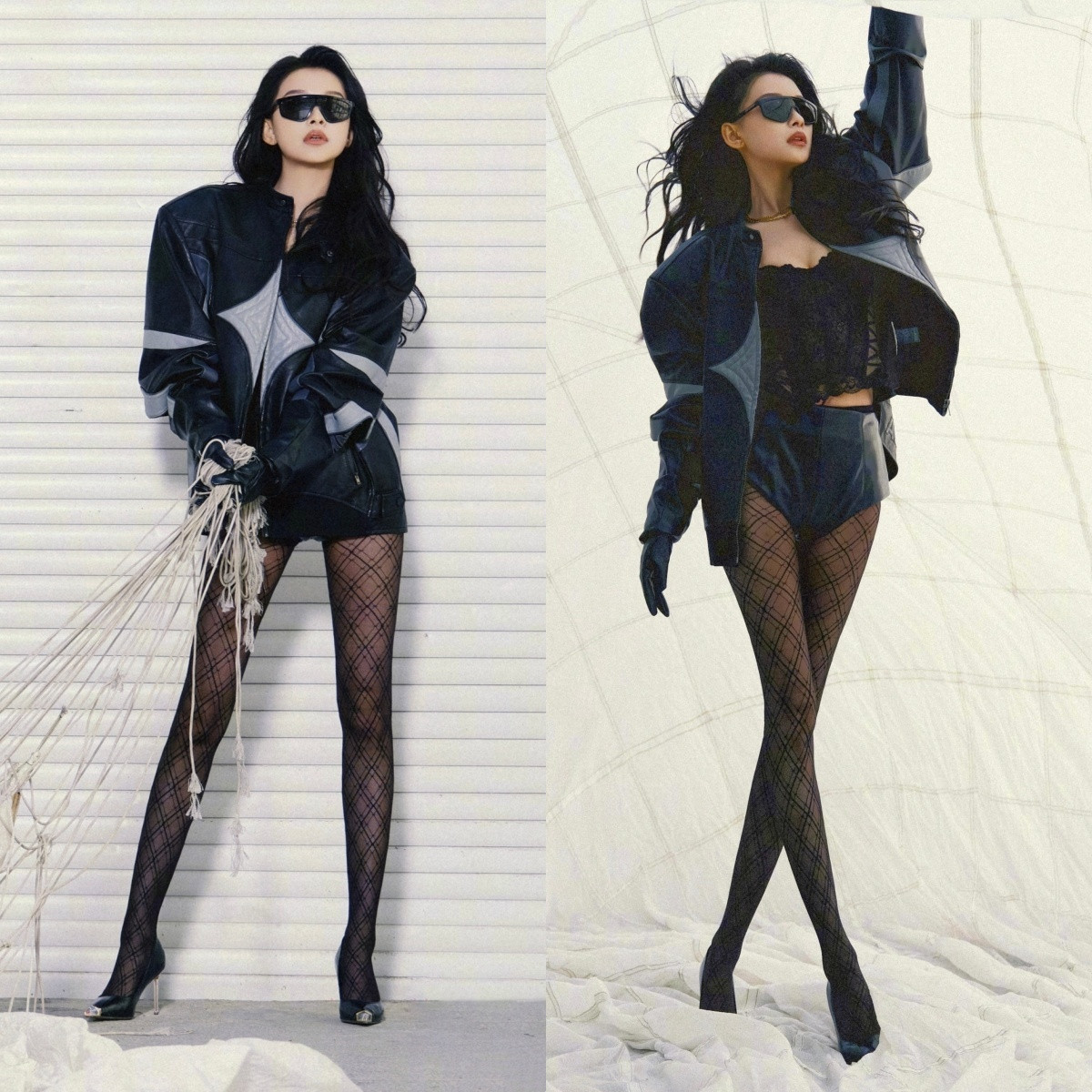 孙怡盛典红毯，墨镜丝袜，大长腿吸睛。孙怡