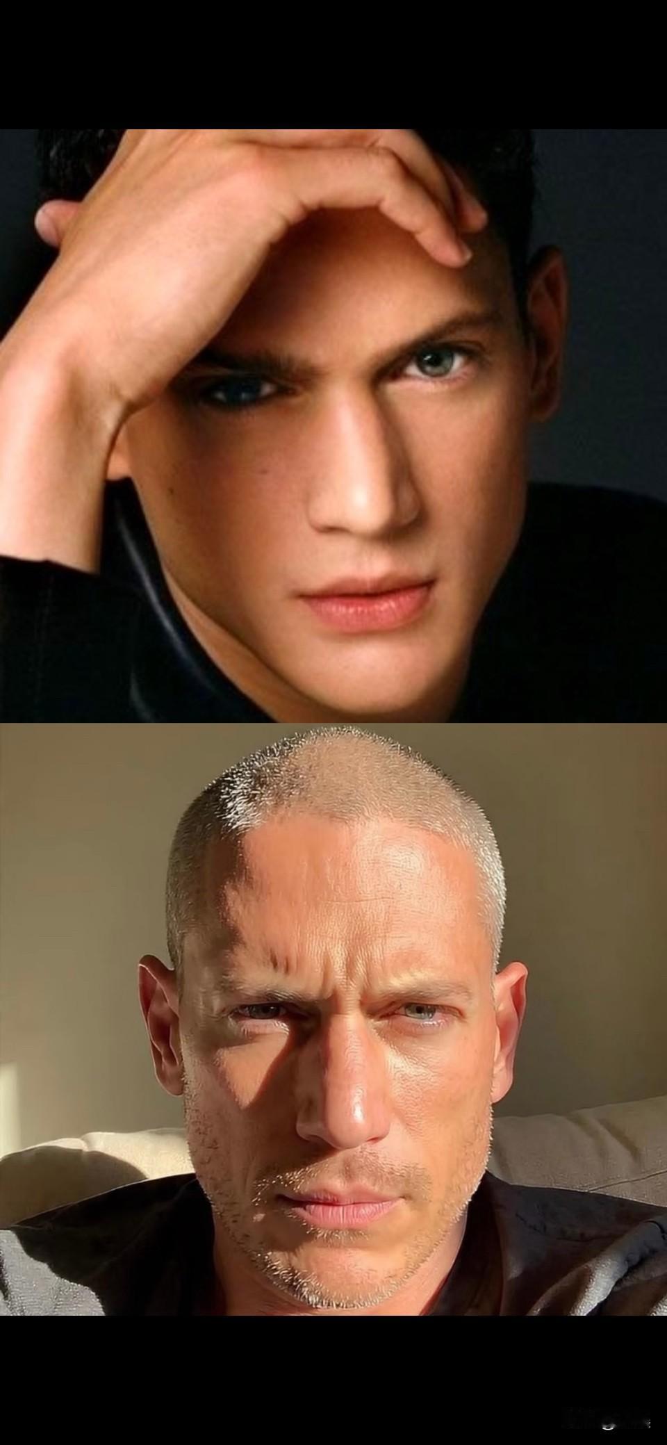 曾经被迷得不行不行的两双电眼越狱的时候33岁，一转眼20年过去，这个老不是指