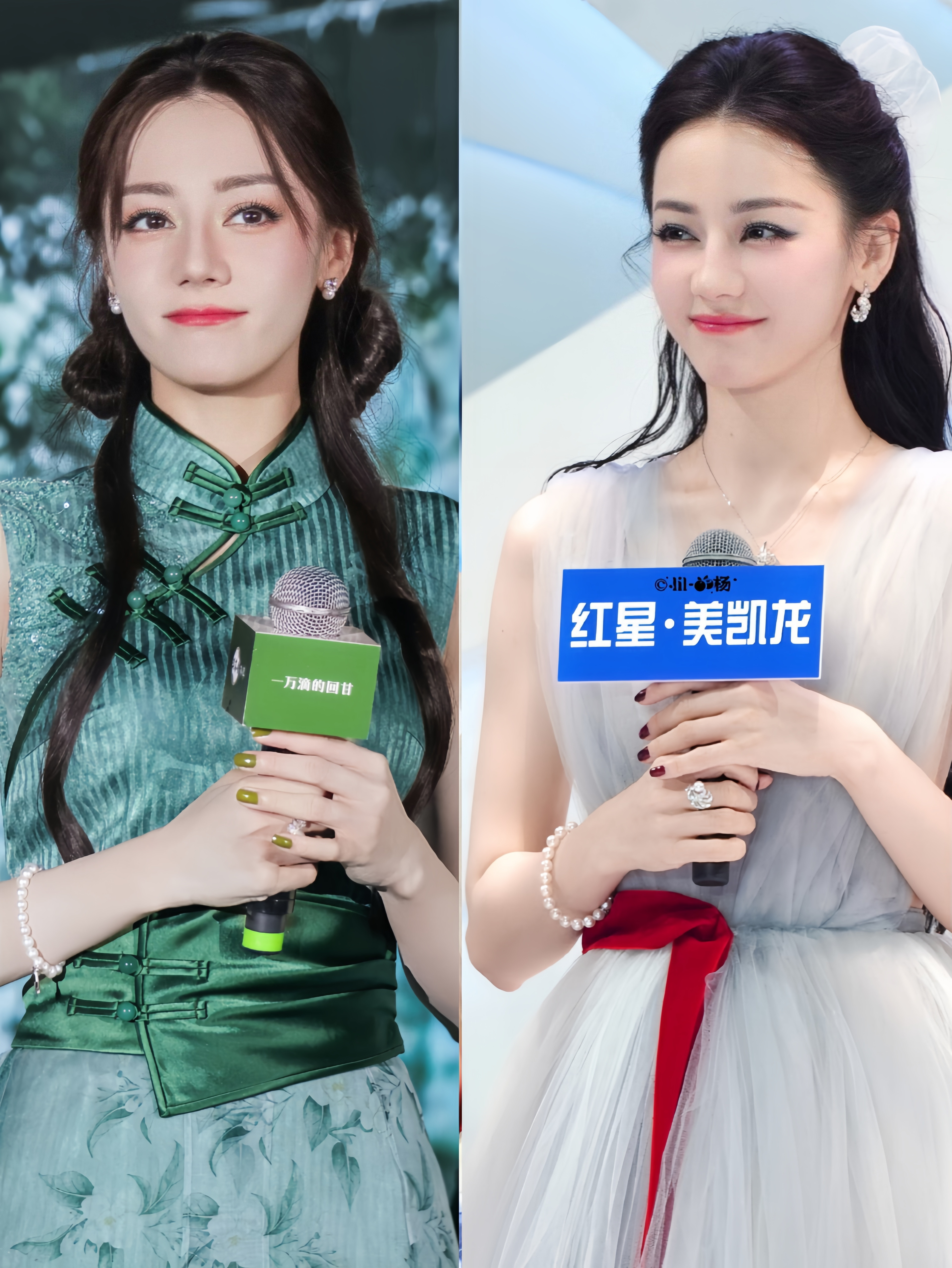 迪丽热巴2️⃣套｜美的不知天地为何物🥺新中式旗袍or高定礼服或端庄或耀眼✨高珠