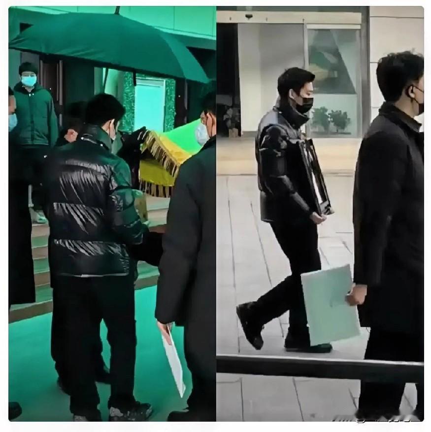 何晴追悼会现场最让人揪心的一幕出现了不是她的遗像出现那一刻，而是她的儿子捧着