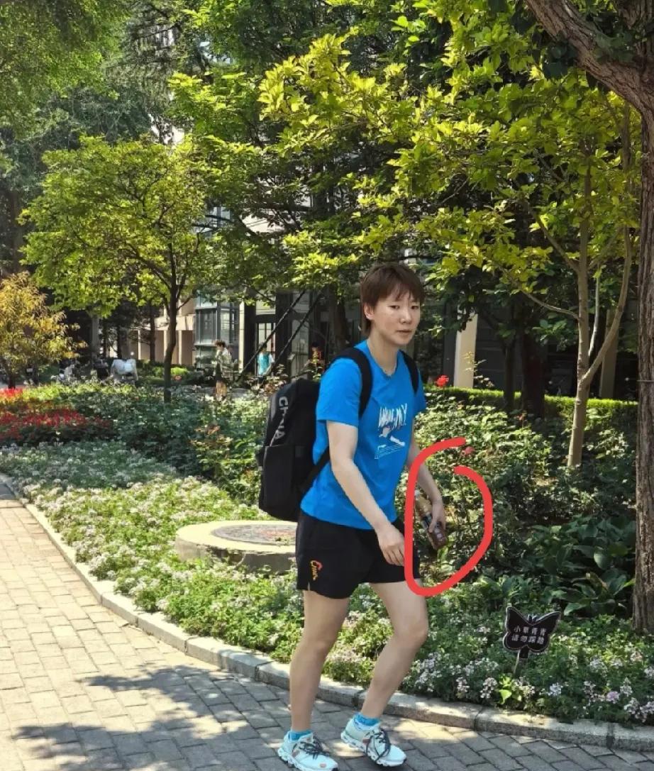 王曼昱看着更壮实了！最新鲜的鳗鱼来了，这几天北京也是高温天气，鳗鱼一个人去训练