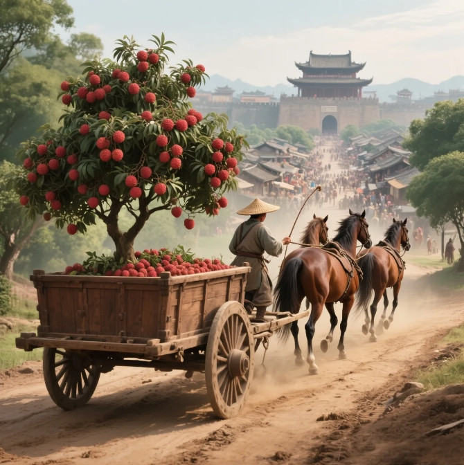 如果我是我会怎么运。岭南到长安5000里，相当现在2600公里