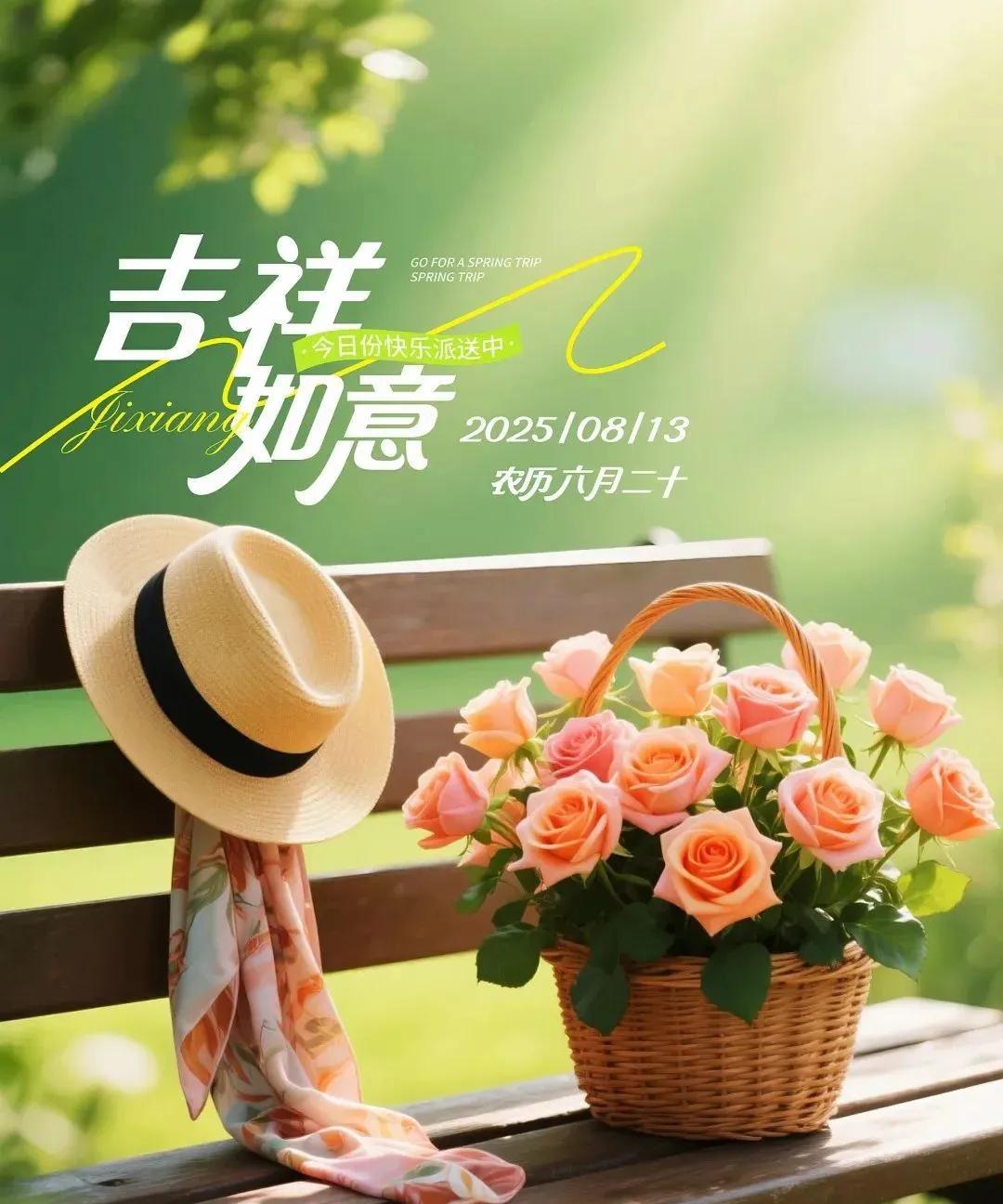 《五律·晨兴寄怀》晨露闪清光，新朝孕瑞祥。坦途伸脚下，浩海蕴心房。心向朝阳