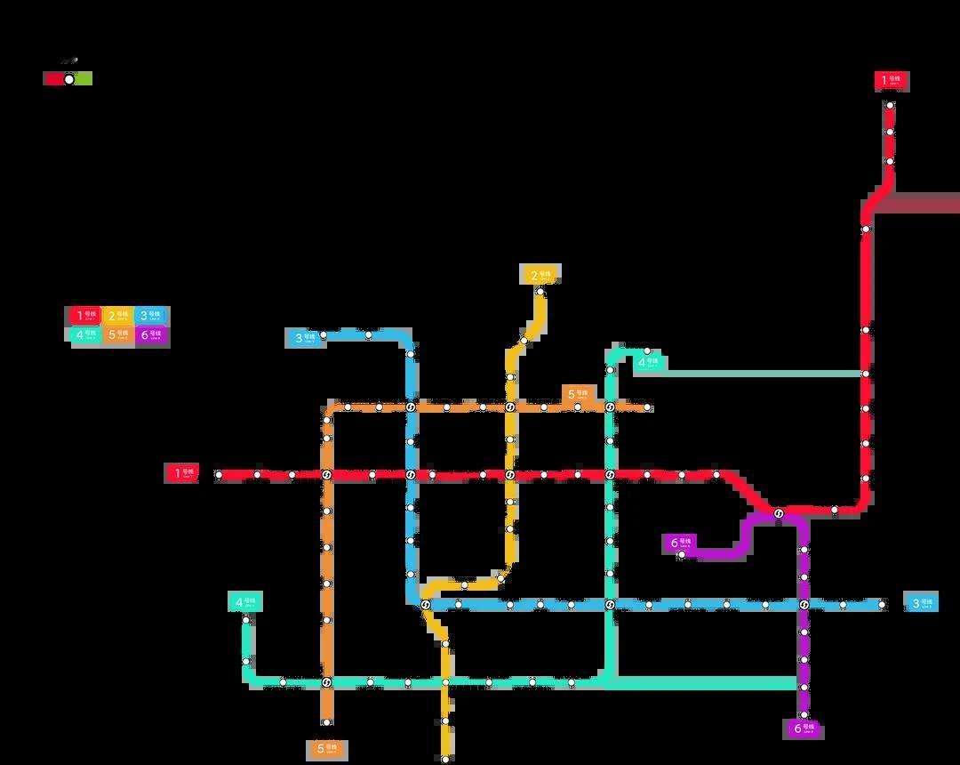 石家庄地铁2027规划地图石家庄地铁2027规划地图（456号线在建）标