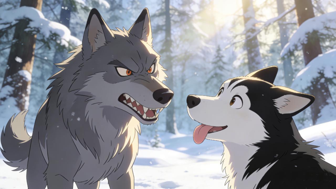 部门开会，领导讲了一个小时“狼性文化”。讲完后问新来的实习生：“你觉得你有狼性