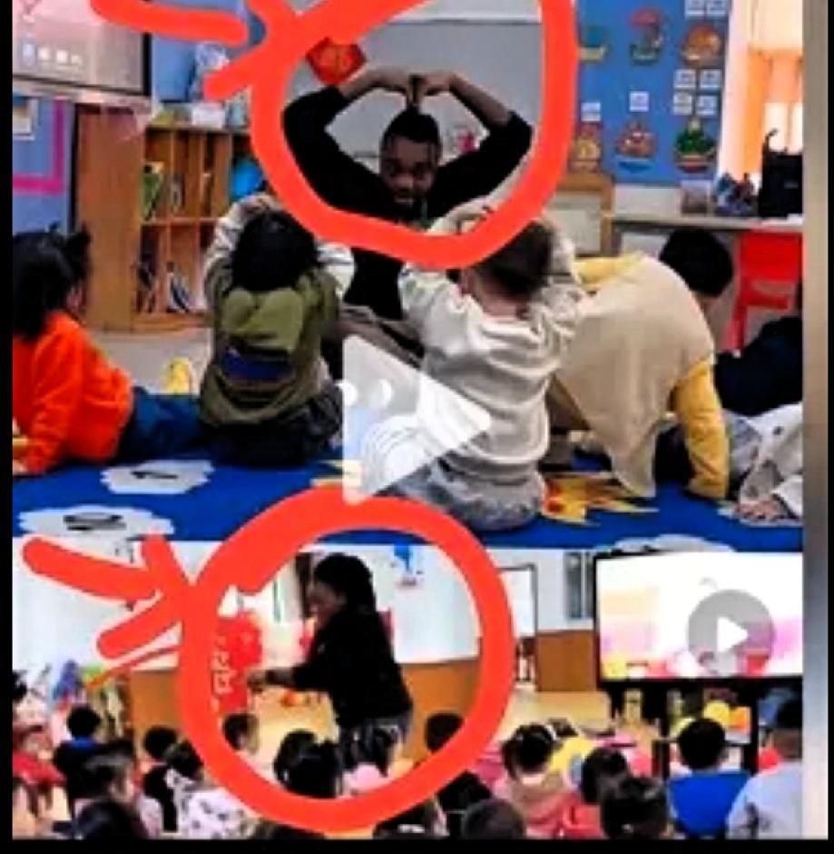 最近家长群里爆了锅！原因是一幼儿园来了一批非洲籍外教！许多人家长冲进教导处要求