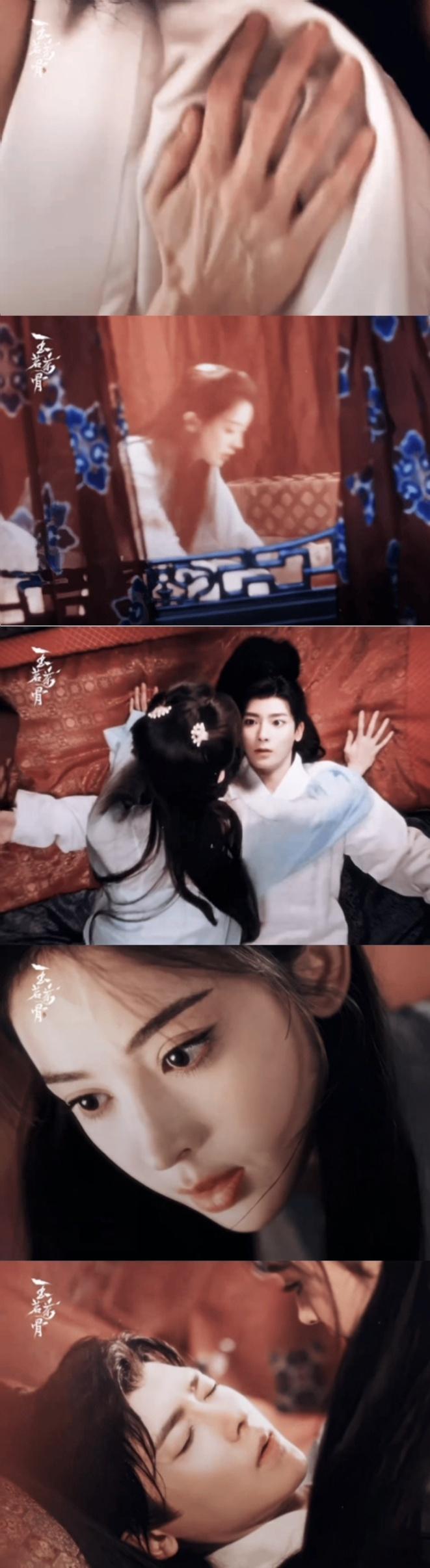 玉茗茶骨扑倒戏拍了一整天难为大小姐了，扑只茶猫花了一整天