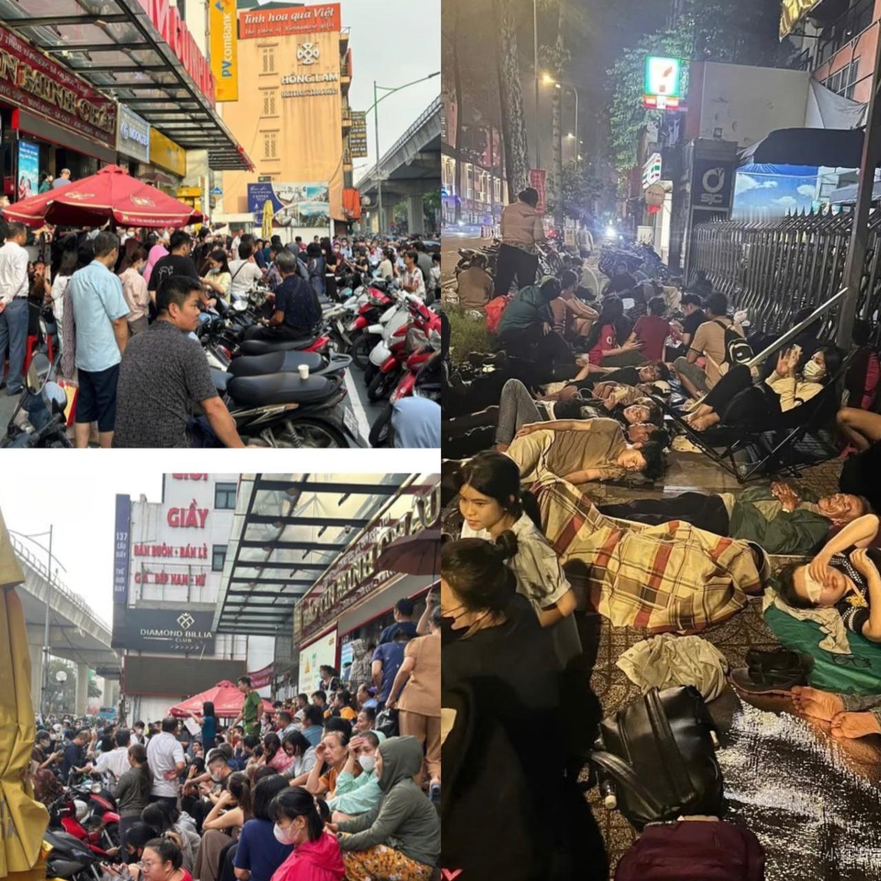 一觉醒来金价彻底疯了！越南民众天没亮就睡在金店门口排队抢购！本来都想放弃黄
