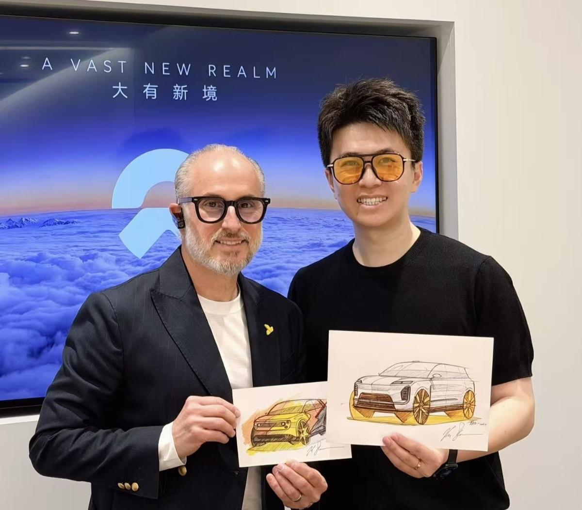终于见到蔚来设计高级副总裁KrisTomasson，原来是一个外国人。蔚来设计