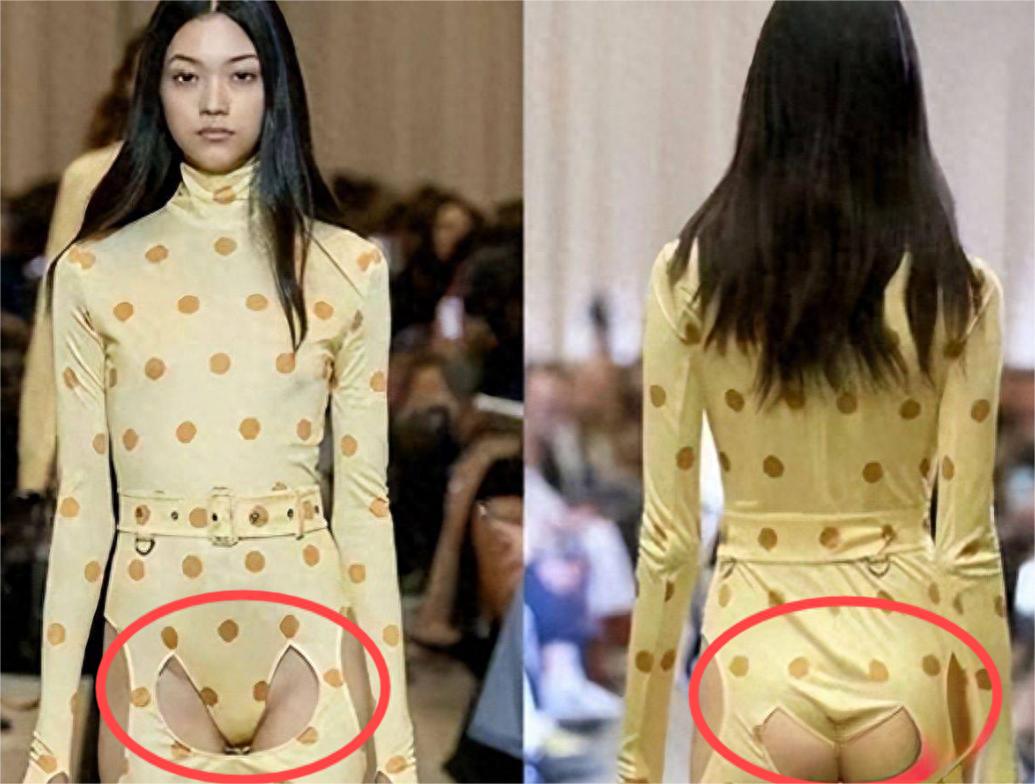 现在衣服都这么穿了吗？破洞式的衣服真是别致啊，这是穿上后现剪的还是剪完再穿的？穿