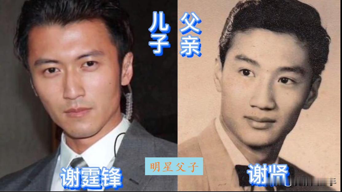 这18位男演员长得帅气，很多都遗传了他们的父亲，他们最帅的时候和父亲年轻时颜值比