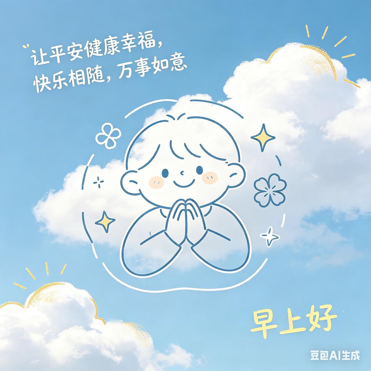 分享早安图片让平安健康幸福，快乐相随，万事如意，早上好