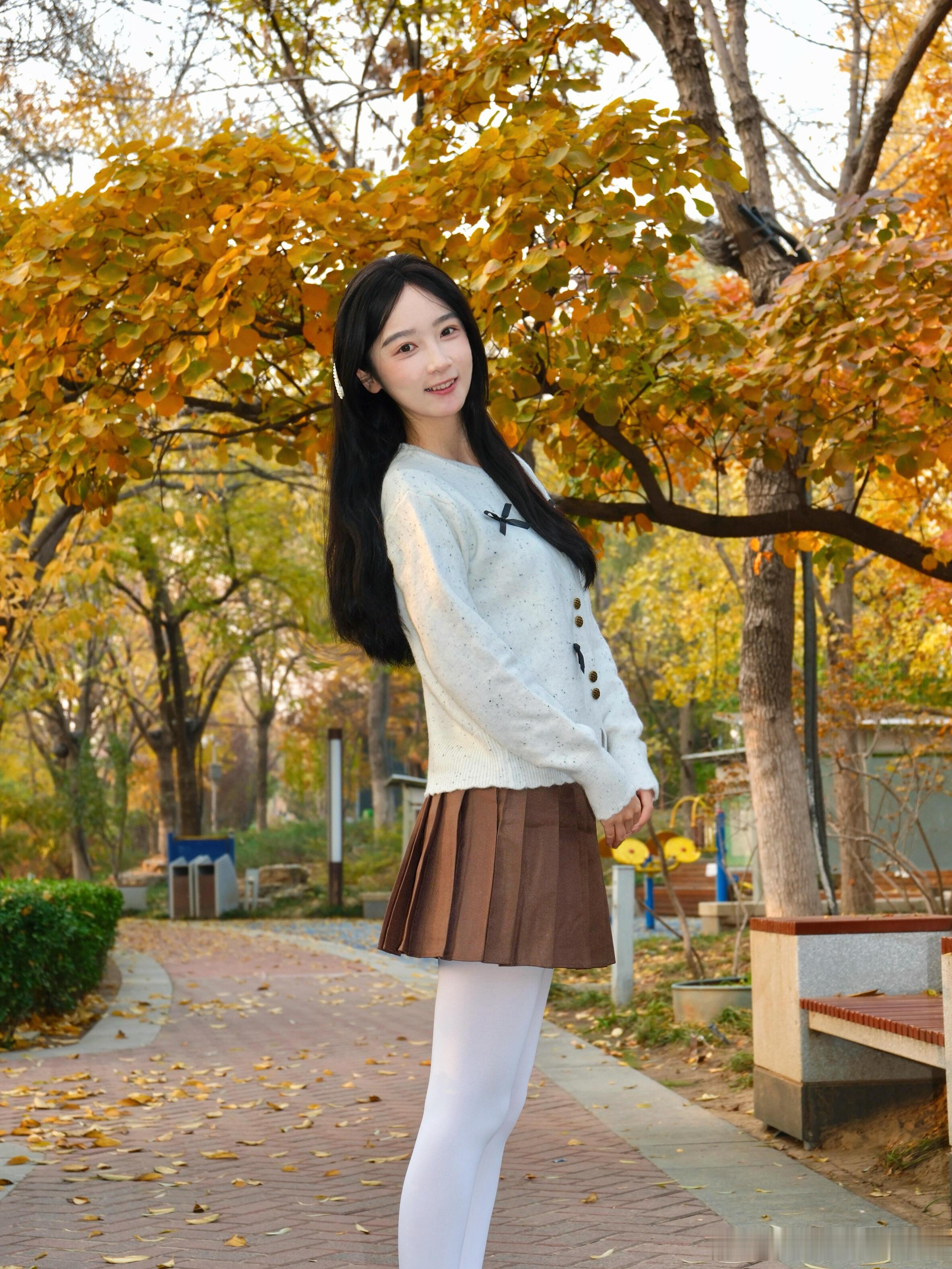 🍂秋日公园甜妹日记｜温柔的氛围感满满~