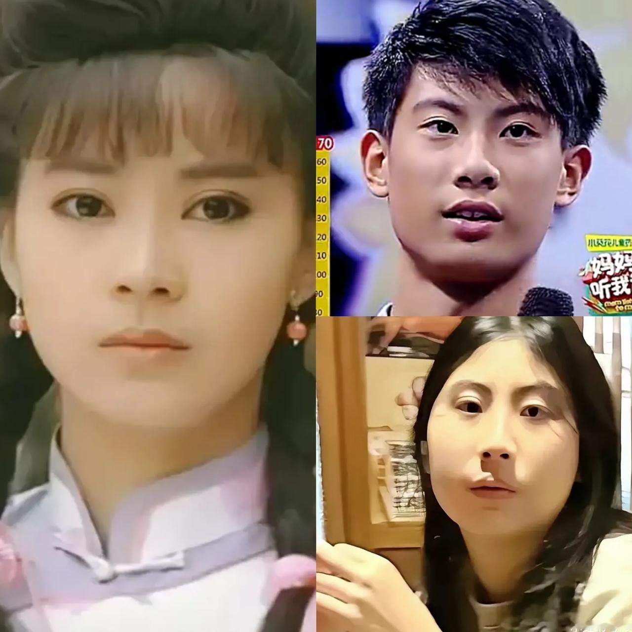 15位琼瑶剧女星与子女对比！何音的基因赢了琼瑶奶奶的剧虽然近年被不少网友诟病三